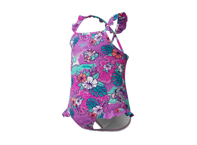 Frill Thinstrap Badedrakt jr 98 Speedo | Neon Violet | EnduraFlex 