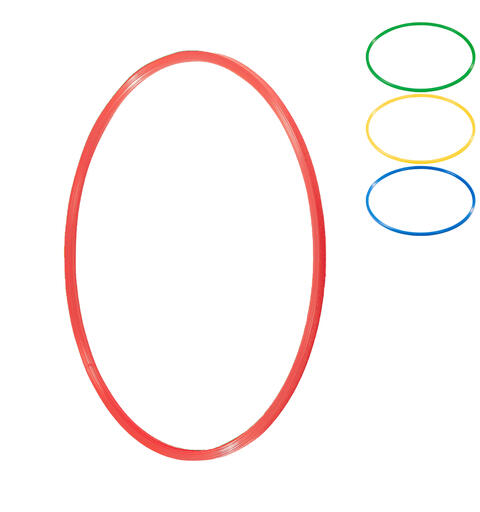 Gymnastikkring Pvc 70 cm 70 cm flat ring med kant-profil
