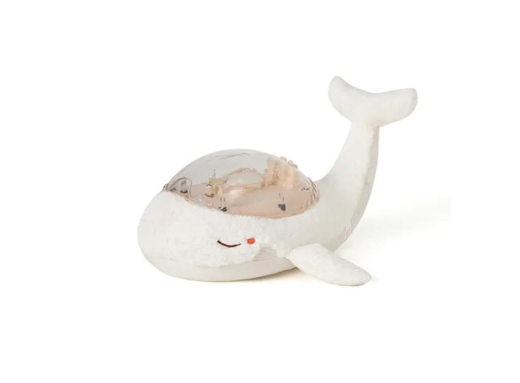 Hval lampe Hvit Med lys og lyd 