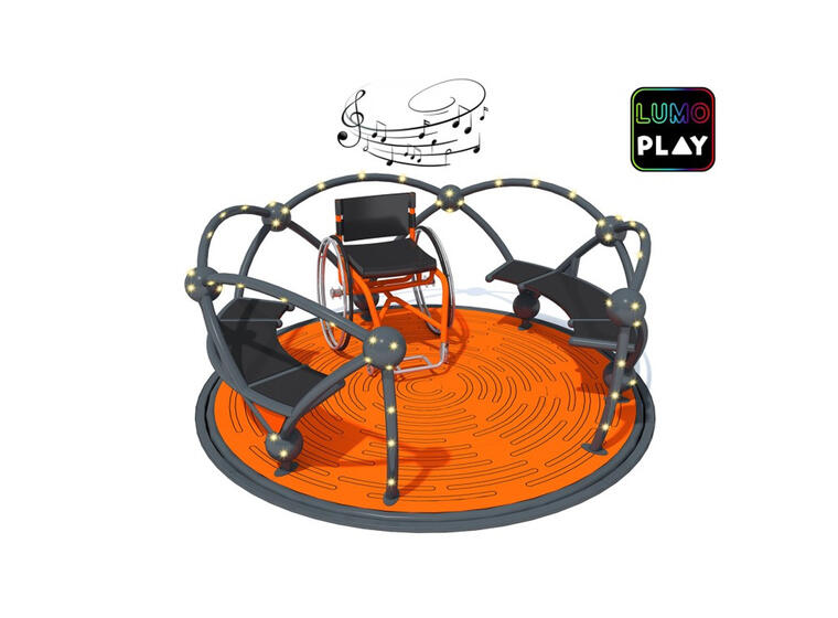 Karusell Atomic Lumo Play Tilpasset rullestol | Lekeplass 
