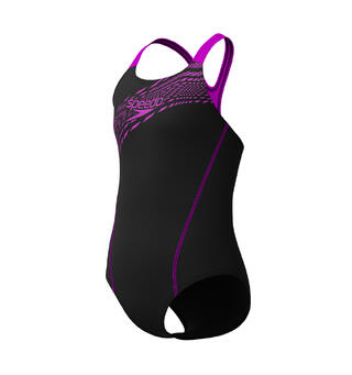 Medley Logo Medalist Badedrakt jr Speedo | Lilla | EnduraFlex