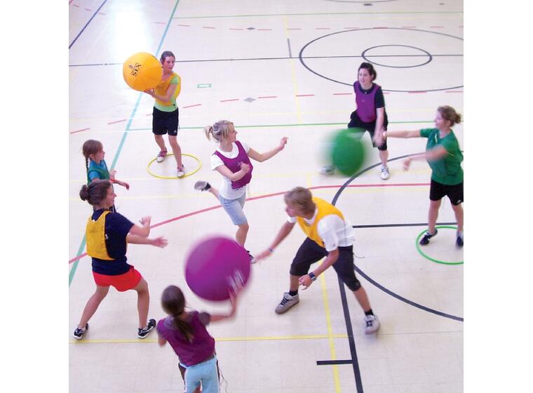 Omnikin® SIX Ball 46 cm | Blå Blå ball med ventilåpning 