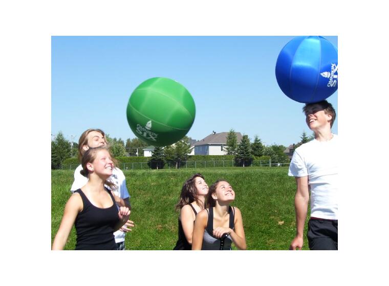 Omnikin® SIX Ball 46 cm | Blå Blå ball med ventilåpning 