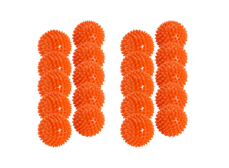 Piggball Beauty Sett 8 cm 20 stk | Massasjeball med medium pigger 