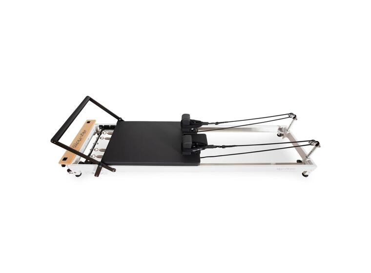 Pilates Reformer R8 Pro hvit Pilatesbenk for hjemmetrening 