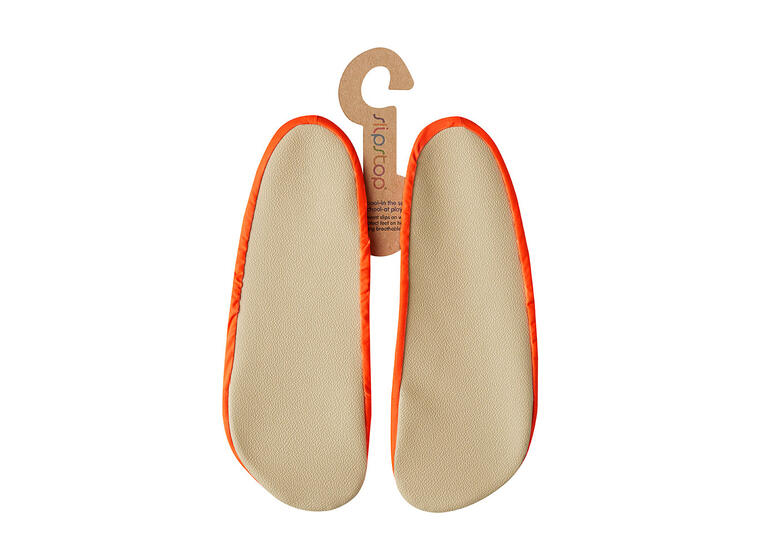 Slipstop Antisklisokker Neon Orange S Allsidige gymsokker voksen 