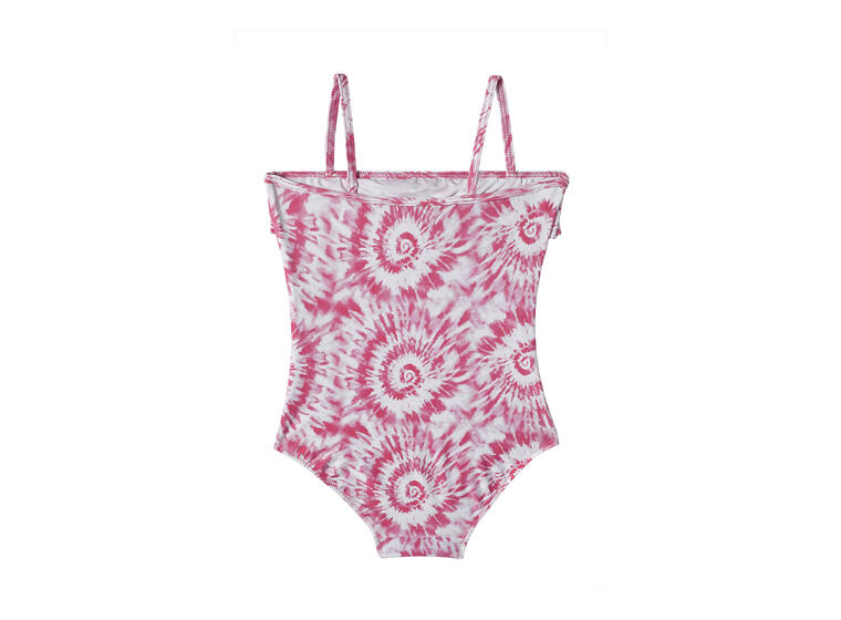 Adele Badedrakt 116-122cm Slipstop | Rosa/Hvit | Polyamid/Elastan 