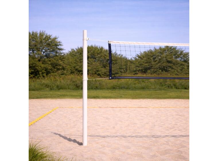 Beachvolleyballstolper med nett Justerbar høyde | Bakkehylser 