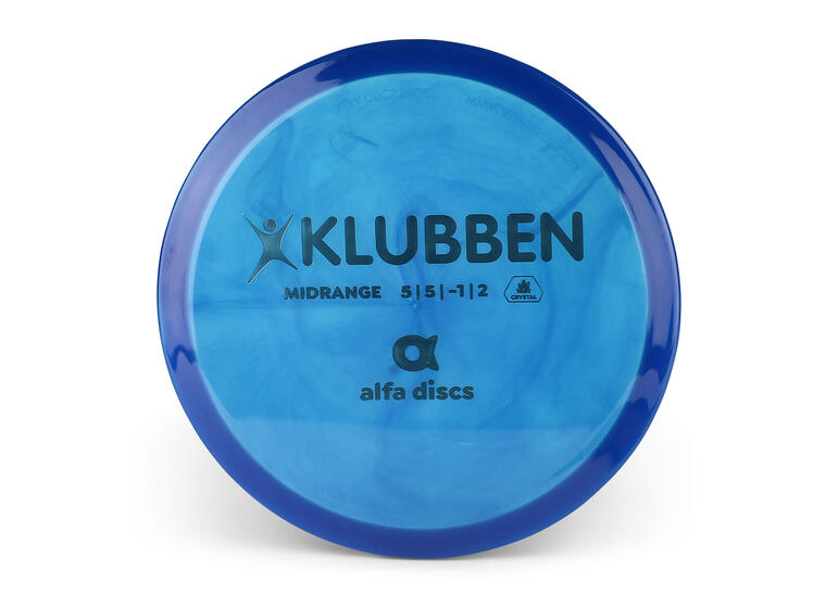 Golfdisc Midrange Klubben Blå Mellomdistanse disc til frisbeegolf 