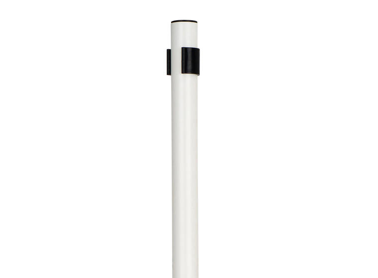 Hjørnestolpe fleksibel Hvit | 170 cm 