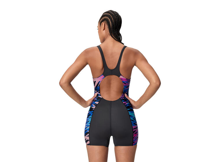 Hyperboom Splice Legsuit Badedrakt 40 Speedo | Svart/Rosa | Endurance Pro 