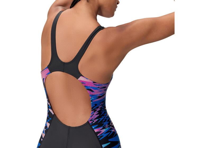 Hyperboom Splice Legsuit Badedrakt 40 Speedo | Svart/Rosa | Endurance Pro 