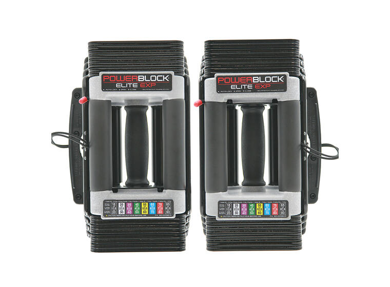 Manualsett PowerBlock Elite EXP Justerbar dumbbell | 2 - 23 kg 