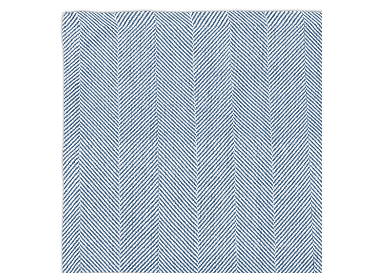 Pledd i håndvevd bomull Yogapledd | Blå | 200x150 cm 