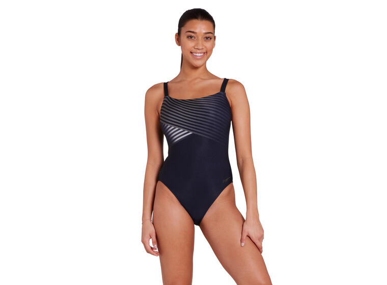 Seafarer Adj. Classicback Badedrakt EU48 Zoggs | Svart/Flerfarget | Ecolast + 