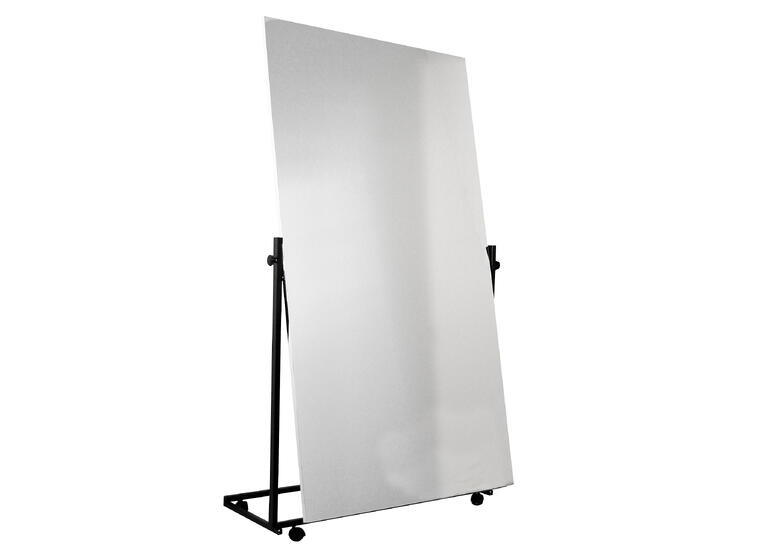 Seco Sign foliespeil med hjul 150 x 200 cm | Horisontalt vippbart 