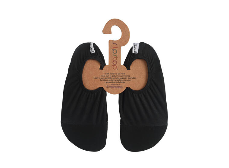 Slipstop Antisklisokker Black Jr L Basic gymsokker barn 
