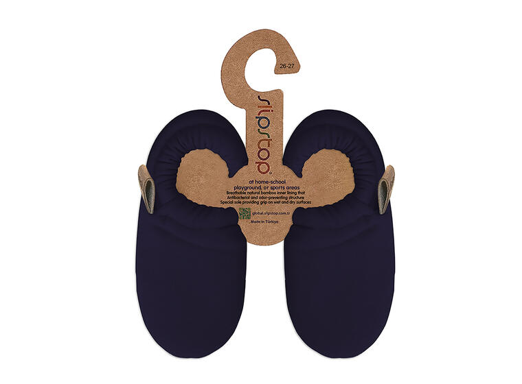 Slipstop Tøfler Navy Junior M Barnetøfler med antiskli 