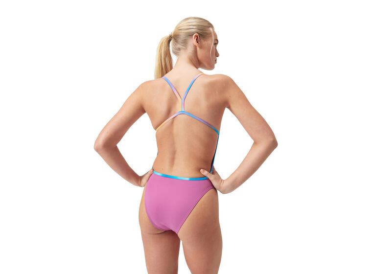 Solid Vback Badedrakt 34 Speedo | Kiki Pink | Endurance+ 
