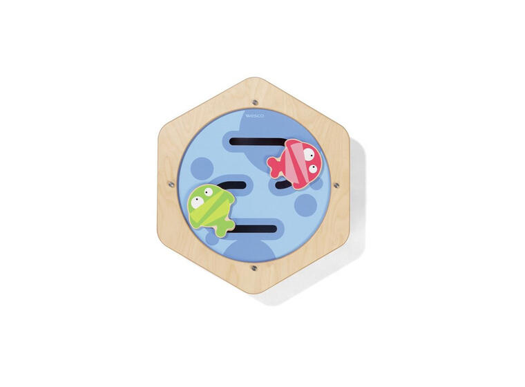 Veggpanel Hexagon Fisk 48 x 54 x 7 cm 