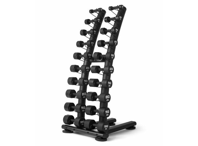 Manualsett ata Aerobic PU med 1-10 kg Stativ og 10 par manualer 