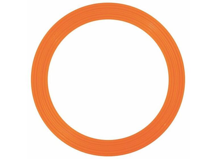Motorikk- og lekering 18 cm | Oransje 18 cm liten flat ring til aktiviteter 