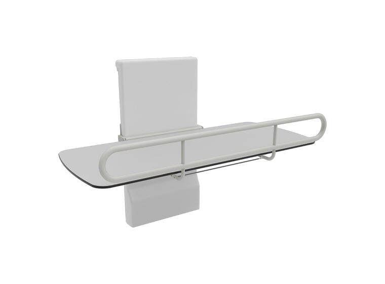 Stellebord med sengehest 120 cm El. | Justerbar| Vegghengt | Sengehest 