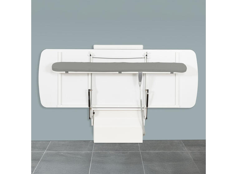 Stellebord med sengehest 120 cm El. | Justerbar| Vegghengt | Sengehest 