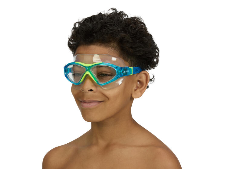 Super Seal Junior Mask Zoggs 6-14 år | Klar linse | Dykkermaske 