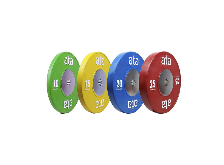 Vektskive ata Competition pakke 140 kg 2 av hver | 10-15-20-25 kg 