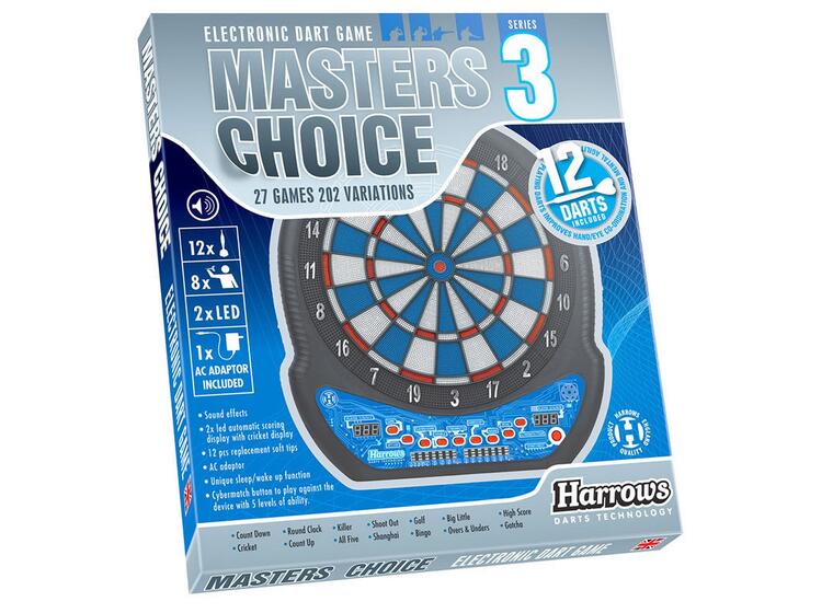 Dart Harrows Masters Choice 3 Elektronisk dartskive inkludert 6 piler 