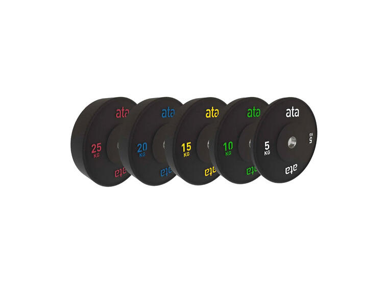 ata Pro Elite Bumper Plate Pakke 150 kg Passer 50 mm vektstenger 
