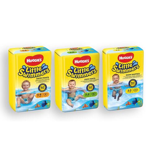 Bleie Huggies - Badebleie Sv&#248;mmebleie i 3 st&#248;rrelser
