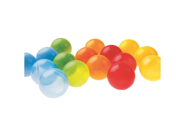 Baller til ballbasseng 8,5cm 250 stk Gjennomsiktig röd 