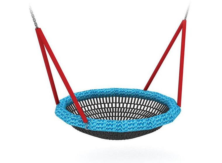 Fugleredehuske Orginal D120cm Blå birdnest med gummidekke 
