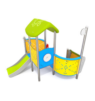 Lekehus Mini 9 lekestativ Til barnehager og lekeplasser