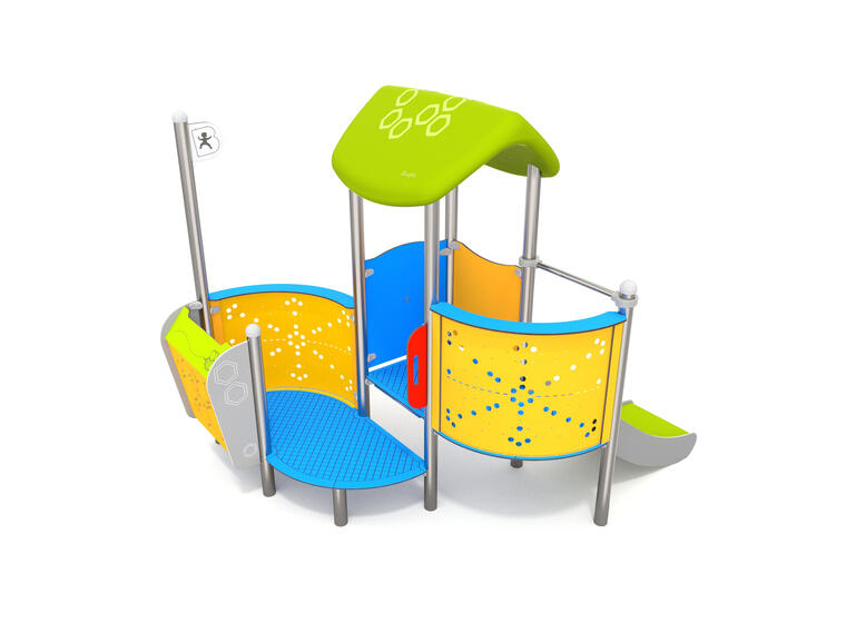 Lekehus Mini 9 lekestativ Til barnehager og lekeplasser 