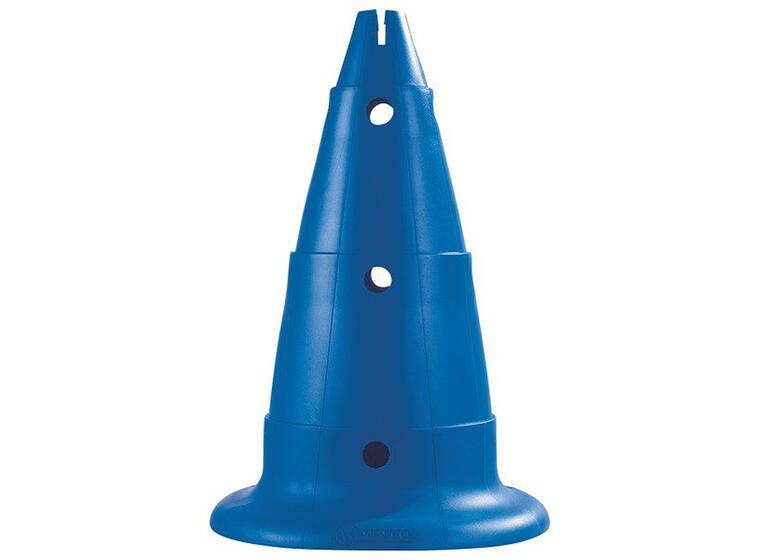 Markeringskjegler med hull 2 stk | 50 cm Blå 