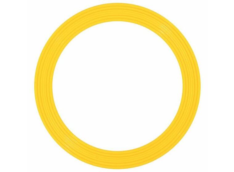 Motorikk- og lekering 18 cm | Gul 18 cm liten flat ring til aktiviteter 
