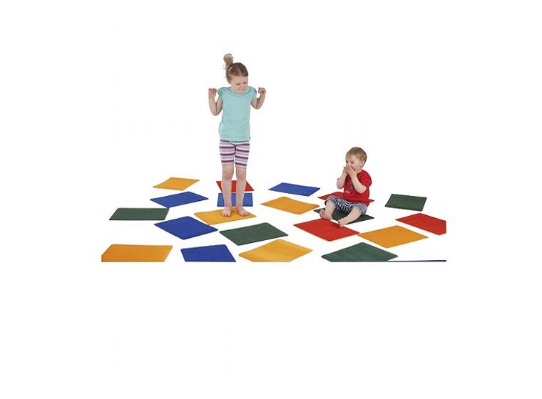 Fargede fliser i boks 40 x 30 cm | Gulvmarkeringssett 