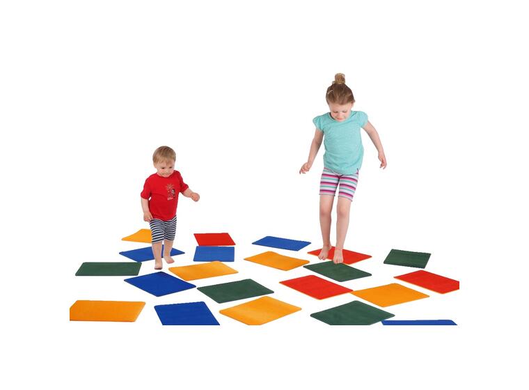 Fargede fliser i boks 40 x 30 cm | Gulvmarkeringssett 