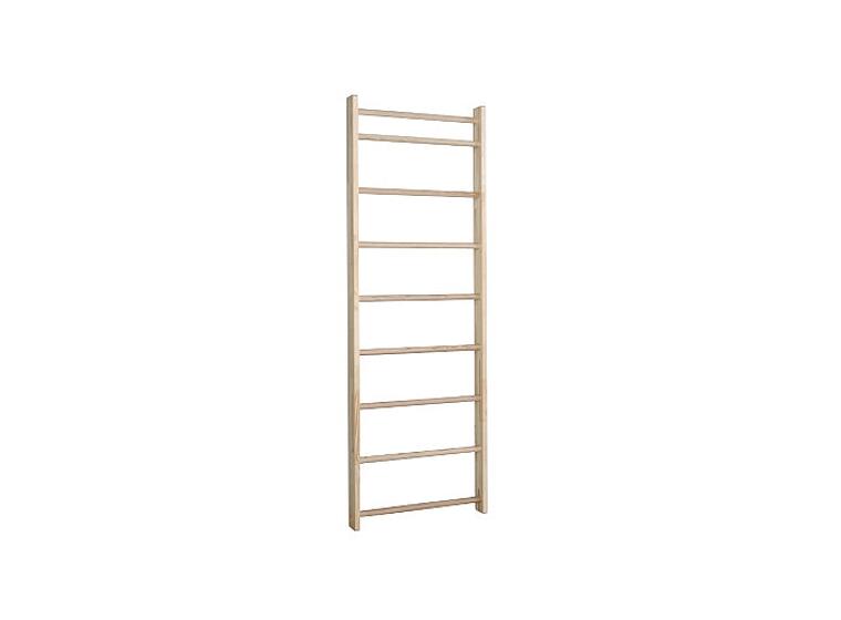 Ribbevegg 210x80 cm 1 seksjon | Avstand 25,2 cm | Ask 