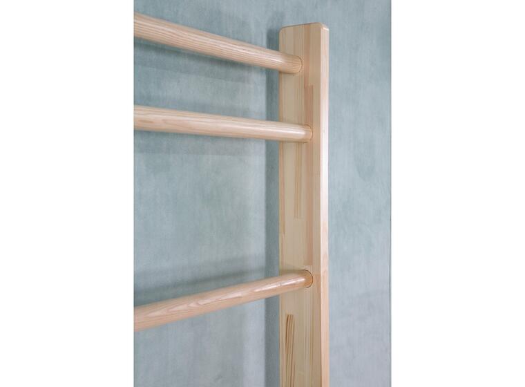 Ribbevegg 210x80 cm 1 seksjon | Avstand 25,2 cm | Ask 