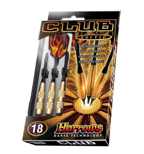 Dartpiler Harrows Club Softtip (3) 18 gram | til elektronisk dart