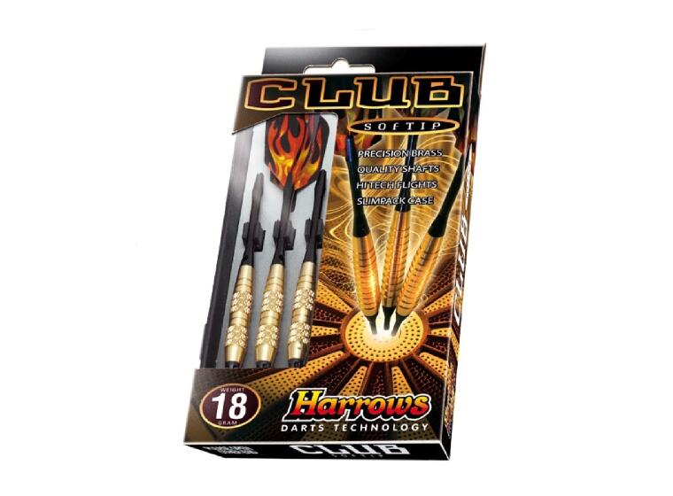 Dartpiler Harrows Club Softtip (3) 18 gram | til elektronisk dart 