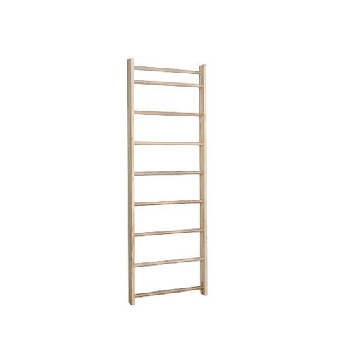 Ribbevegg 230x80 cm 1 seksjon | Avstand 25,2 cm | Ask