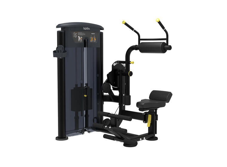 Mage og Korsryggtrener Impulse IT9534 Styrkeapparat for treningssenter 