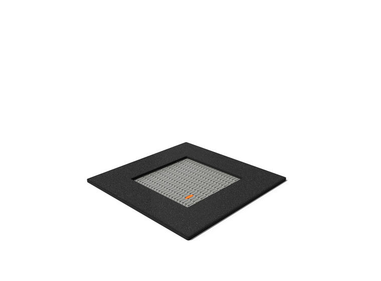 Nedfelt trampoline Buglo 136x136 cm Til offentlige lekeplasser 