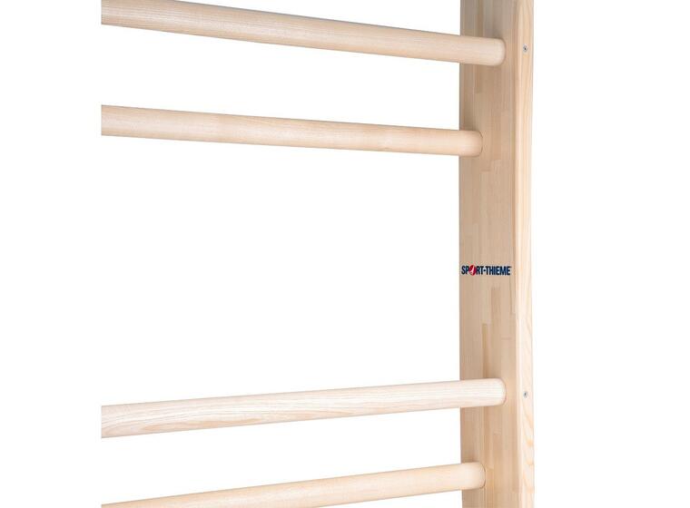 Ribbevegg 260x100 cm 1 seksjon | Avstand 14 cm | Bøk 