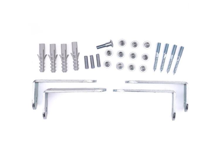 Ribbevegg 260x100 cm 1 seksjon | Avstand 14 cm | Bøk 